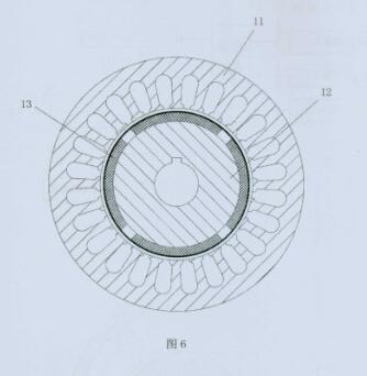 永磁電機分布式繞組定轉(zhuǎn)子